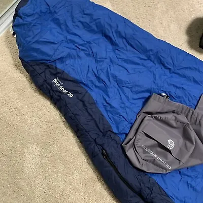 $80 • Buy Kid Sleeping Bag Mountain Hardwear Mt. Goat 20 20F Degrees. Blue.