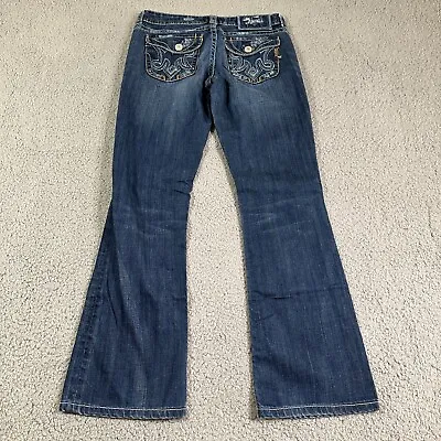 MEK Denim Jeans Women Size 26x34 Oaxaca Slim Boot Low Rise • $24.88