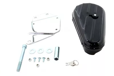 Black Right Side Tool Box And Mount Kit Fits Harley Davidson • $100.99