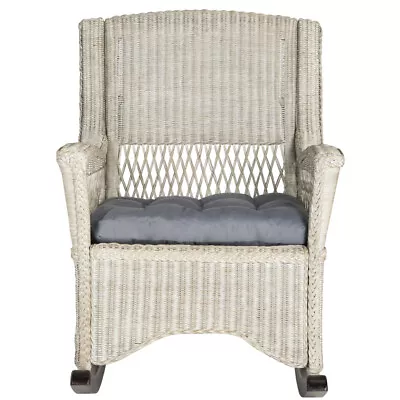 SAFAVIEH Aria Rocking Chair | Antique / Grey | • $269.33