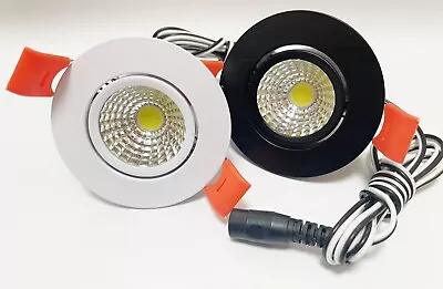 2pcs/lot 2inch DC 12V 3w COB Led Ceiling/puck Lightled SpotlightLED DOWNLIGHT • $13.90