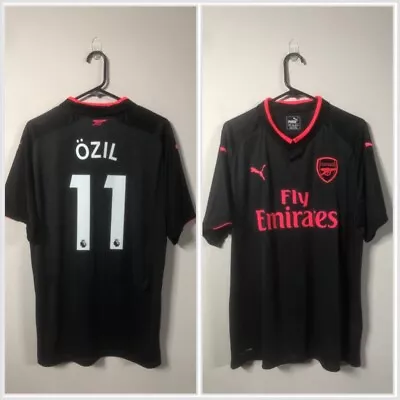 Ozil #10 Arsenal 2017/18 XL Third Football Shirt Puma Excellent Condition • £75