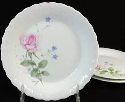 Mikasa APRIL ROSE 3 Bread & Butter Plates Bone China B2053 GREAT CONDITION • $24.88