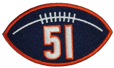 Dick Butkus Memorial Jersey Patch - Chicago Bears - 51 • $13.70