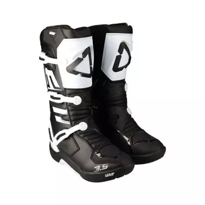 Leatt Boot 3.5 Jr -Size 6 - Black/White (3022060212) • $274.08