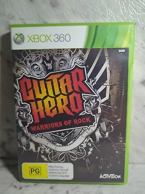 Guitar Hero Warriors Of Rock Xbox 360pal • $19.95