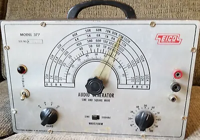 Vintage EICO 377  Sine/Square Wave Audio Generator - Semi-Refurbished W Manuals • $99