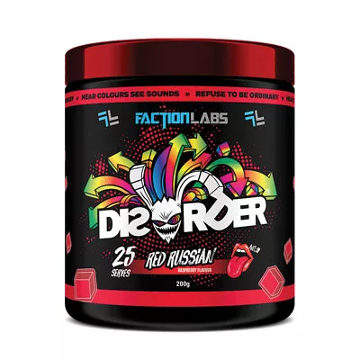 Faction Labs Disorder Red Russian Raspberry 200g • $40