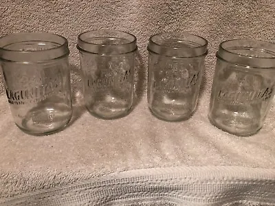 4 Lagunitas Brewing 16 Oz Large Mouth Mason Jar Beer Embossed Glasses IPA New BX • $34.99