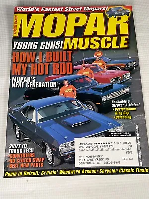 Feb. 2002 Mopar Muscle Magazine '98 Dakota R/T ' - 74 Duster - '70 Road Runner • $4.99