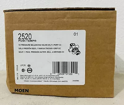 MOEN Brass Rough-In Posi-Temp Pressure-Balancing Cycling Tub/Shower Valve • $49.99