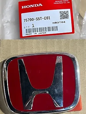 Genuine HONDA Authentic JDM Civic Type-R  Front Emblem 75700-S5T-E01 • $39.89