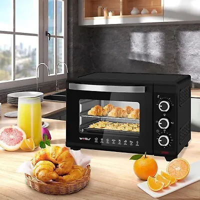 WOLTU Mini Oven 10L Toaster Oven Electric Oven Small Oven Countertop Oven With • £30.99