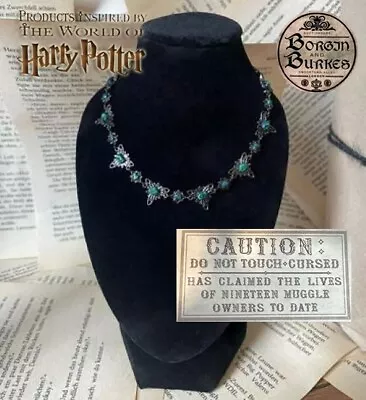 Harry Potter Mini Cursed Opal Necklace Bracelet Dark Arts Wizarding World HP • $125