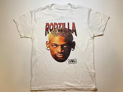 Vintage Rodzilla Dennis Rodman NWO New World Order T-Shirt Unsized -NH • $25