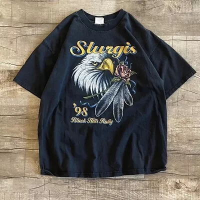 Vintage 1998 Sturgis Motorcycle Rally T-Shirt • $99.95