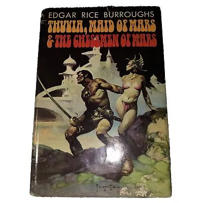 Thuvia Maid Of Mars & Chessmen Of Mars 1972 Burroughs HCDJ Frank Frazetta BCE • $9.99