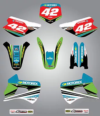 1998 - 2013 Kawasaki KX 85 Custom Graphics Kit STRIKE Style Stickers Decals • $249.90