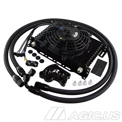 AN10 13 Row Oil Cooler Kit For BMW Mini Cooper S Supercharger R50 R52 R53+7  Fan • $149.99