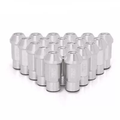 M12 X 1.5  SILVER - ALUMINIUM BLOX M12X1.5 SILVER WHEEL NUTS LUG NUTS SILVER • $49.72