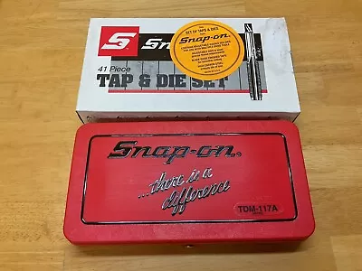 Snap On TDM-117A Metric Tap & Die Set 3mm - 12mm • $349.99