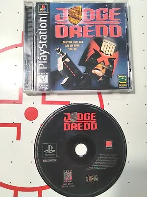 JUDGE DREDD Sony PlayStation 1 1998 PS1 Complete W/Manual CIB EXCELLENT SHAPE!🔥 • $19.99