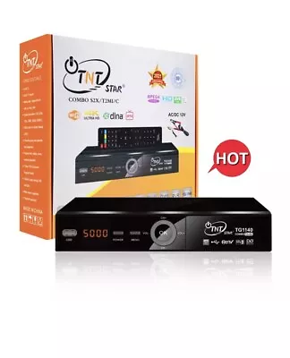 Tv Set Top Box S2x/t2mic Combo Full Hd 4k Wifi Satellite Tv Receiver  Main/12v • £39.90