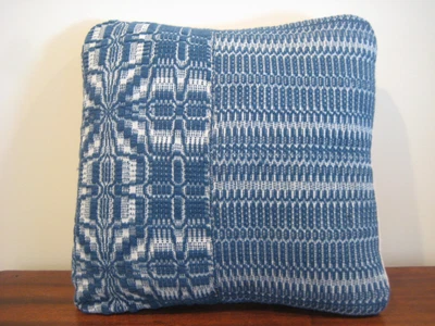 $25 • Buy Pillow Sham Cover#2 - Antique Coverlet - Decorative Throw Pillow - Accent Pillow