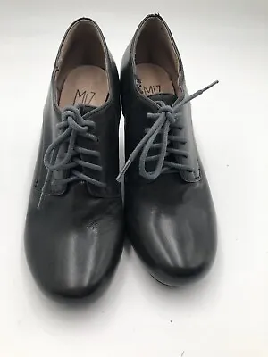 Miz Mooz Grey Women’s Ankle Lace-up Leather Shoes Size: 7/37.5” • $23
