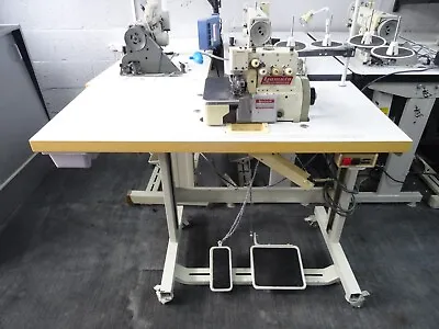 Yamato Industrial Overlock Sewing Machine  4 Thread Cotton Az6020h Serviced • £495