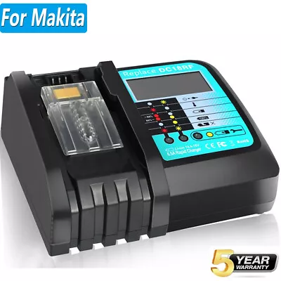 DC18RF Fast Lithium-Ion 14.4-18V Battery Charger BL1840 BL1815 BL1450 For Makita • $23.89