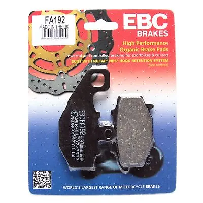 EBC FA192 Organic Brake Pads For Kawasaki ZX-6R Ninja 07-08 • £19.99