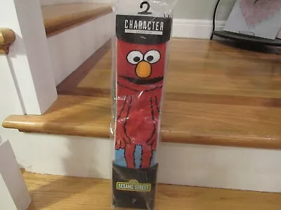 NEW IN PACKAGE Sesame Street Elmo 360 Character Crew Socks Size 10-13/Men's 8-12 • $19.99