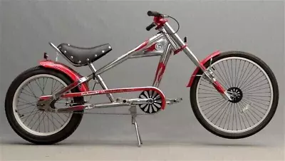 $725 • Buy Schwinn Stingray Bicycle Orange County Choppers  Red/Chrome - Factory Sealed Box