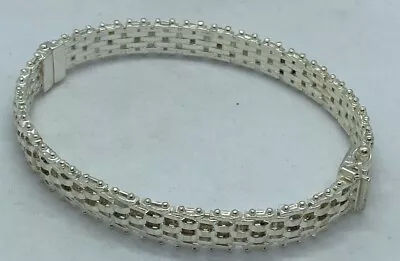 Milor Italy Sterling Silver / 925 Band Bracelet Size 8'' • $98