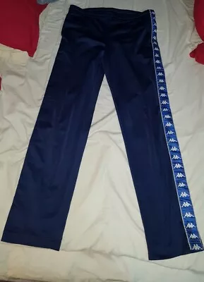 Kappa Vintage Track Pants Tracksuit Bottoms Mens Medium Rare 90s • £19.99