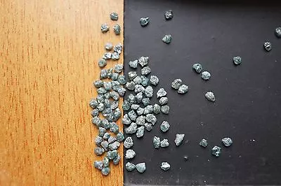 Wholesale Blue Raw Uncut Rough Loose Diamond Chips Undrilled 1-2mm 1Carat Lot • £13.37