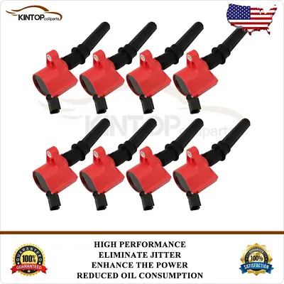 8 Ignition Coils For Ford F150 Expedition Excursion E150 F250 4.6L 5.4L V8 DG508 • $28.99