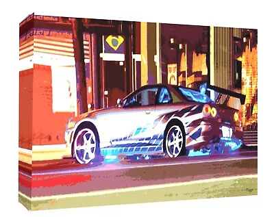 The Fast N Furious CANVAS WALL ART DECO Ready To Hang All Sizes Small To Xxl • £14.99