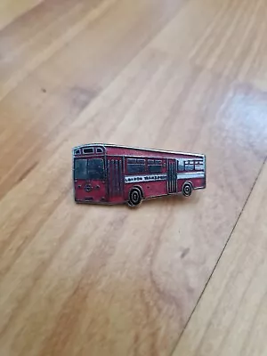 Vintage London Transport Single Deck Red Bus Enamel Pin Badge • £9.99