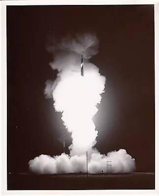 Vintage U.S. AIR FORCE Missile Test Center 8  X 10  Photo With Stamp On Back • $24.99