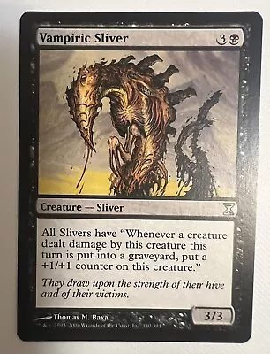 MTG X1 VAMPIRIC SLIVER Time Spiral Uncommon  NM Pre-owned • $0.99