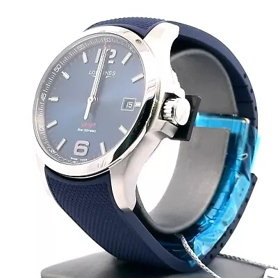 LONGINES Conquest VHP Quartz Blue Dial 43mm Mens Watch L37264969 • $880