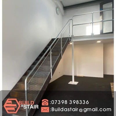 £1 • Buy Steel Staircase ,Metal Staircase, Metal Fire Escape (Mezzanine Floor) Flat Pack 