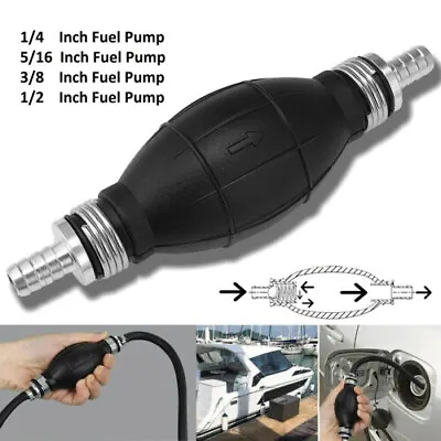 ⭐1/4 5/16 3/8 1/2 Fuel Pump Fuel Line Hand Primer Bulb All Fuels 6-12mm 9001080A • $19.94