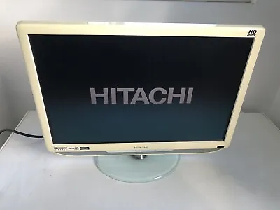 Hitachi L19D01UW 19” HD Ready LCD Television No Remote DVD Does Not Work!! • £34.99