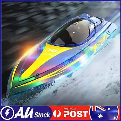 2.4GHz Fast RC Boats Flytec V555 LED Light RC Boat For Pools And Lakes • $40.09