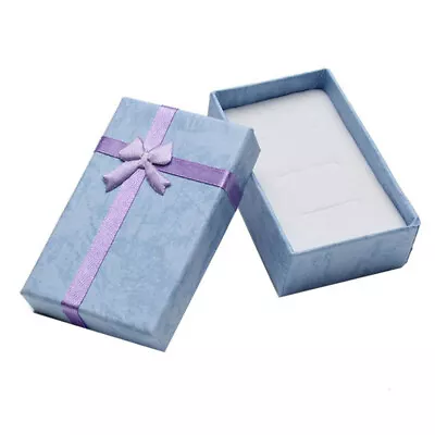  12 Pcs Bulk Necklace Boxes For Jewelry Empty Case Pearlescent • £10.35