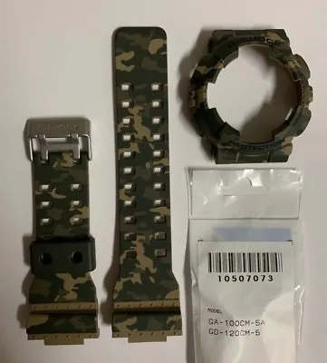 CASIO G-Shock  Band GA-100CM-5A GD-120CM-5 Camouflage  & Bezel  GA100CM • $70