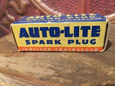 Vintage Original Auto-Lite B-7 Spark Plug In Original Box • $18.88